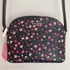 Kate Spade Black Floral Crossbody Bag - NWT